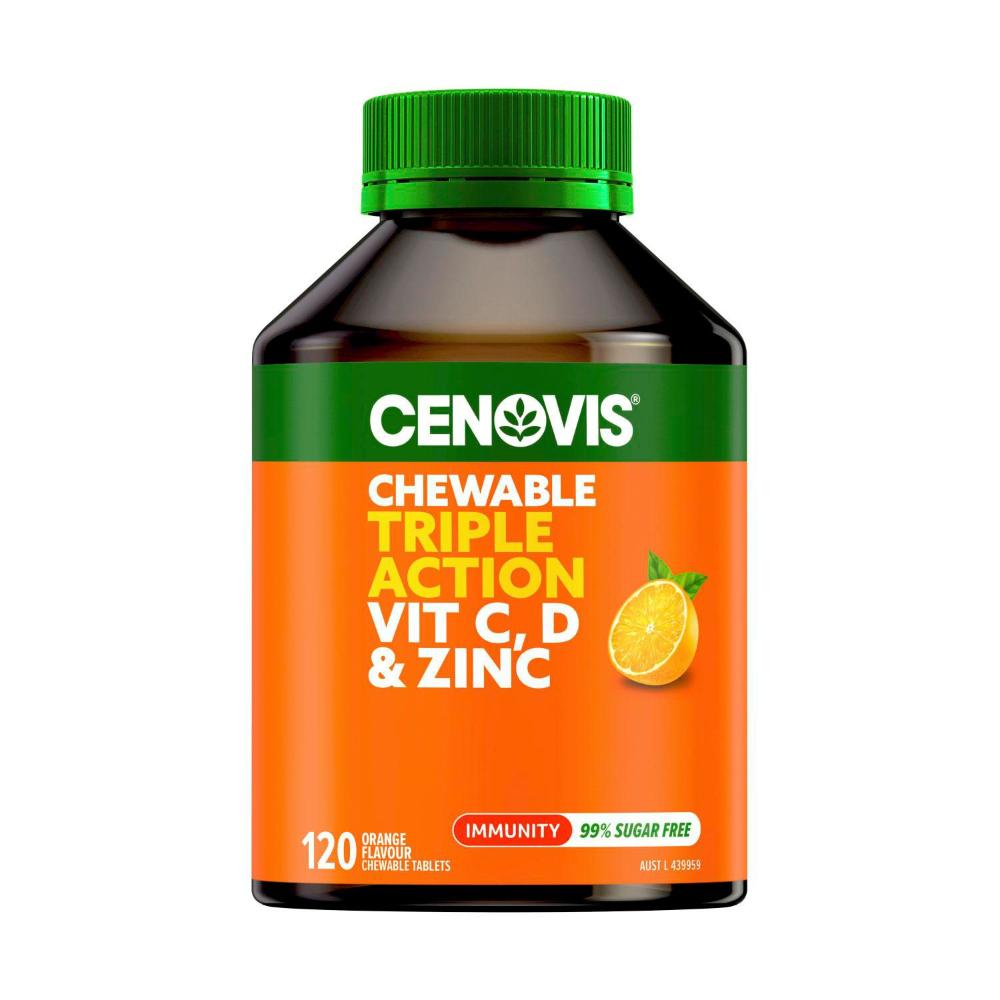 Cenovis Adult Triple Action Chewable - 120 Pack