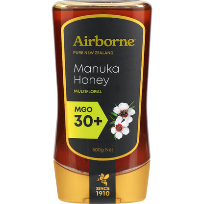 Airborne Manuka Honey Upside Down Mgo 30+ 500g