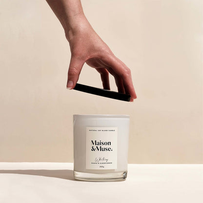Maison & Muse Natural Soy Blend Candle Whitney Guava & Elderflower 350g