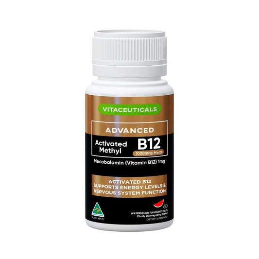 Vitaceuticals Activated Methyl B12 60 Melts - 60 Pack