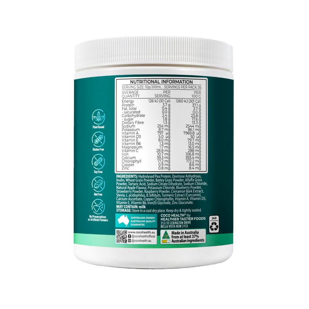 Coco Health Powder Super Greens Daily - 360g