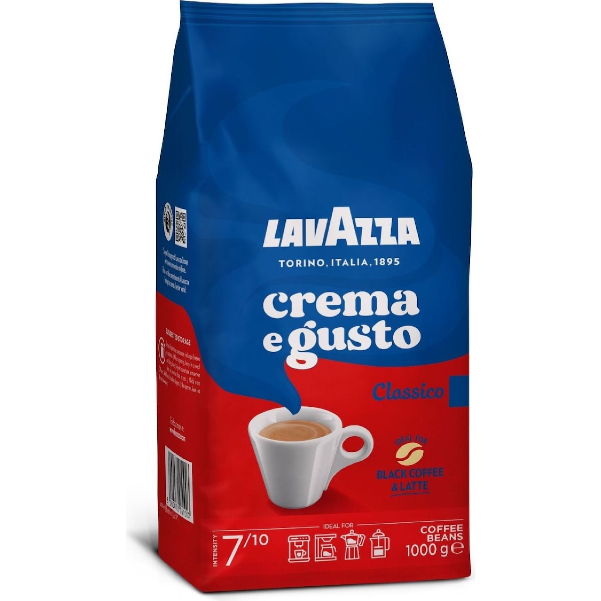 Lavazza Crema E Gusto Classico Coffee Beans 1kg