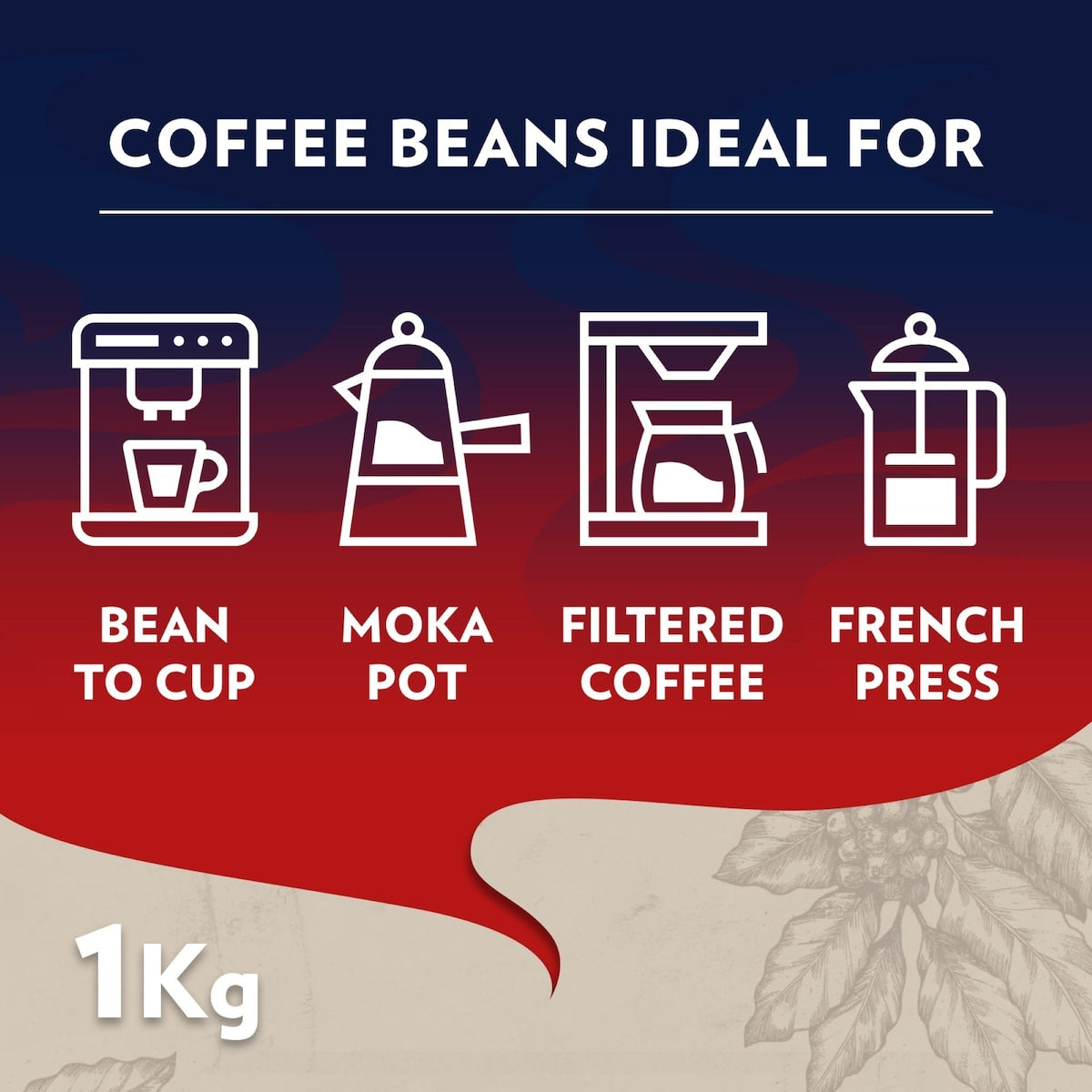 Lavazza Crema E Gusto Classico Coffee Beans 1kg