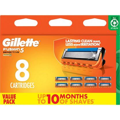 Gillette Fusion 5 Power Razor Blades 8 Pack