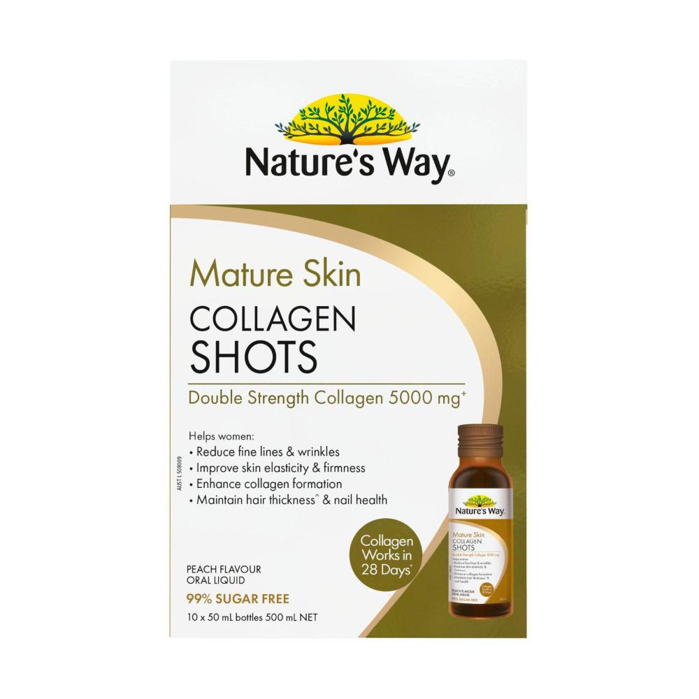 Nature's Way Collagen Mature Skin Shot 10 Pack - 50mL