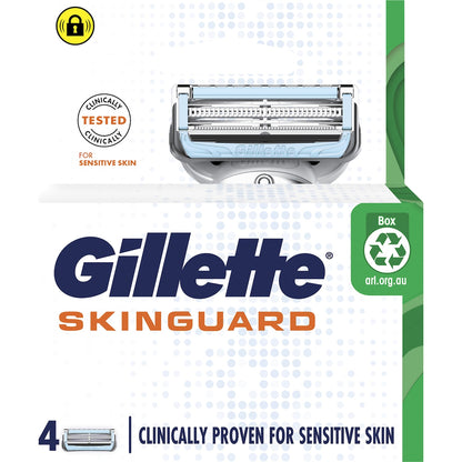 Gillette Skinguard Shaving Razor Blades 4 Pack