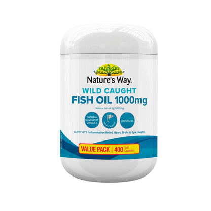 Nature's Way Wild Caught Fish Oil 1000mg - 400 Pack