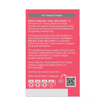 Nature's Way Beauty Hair Scalp Skin & Nails - 100 Pack