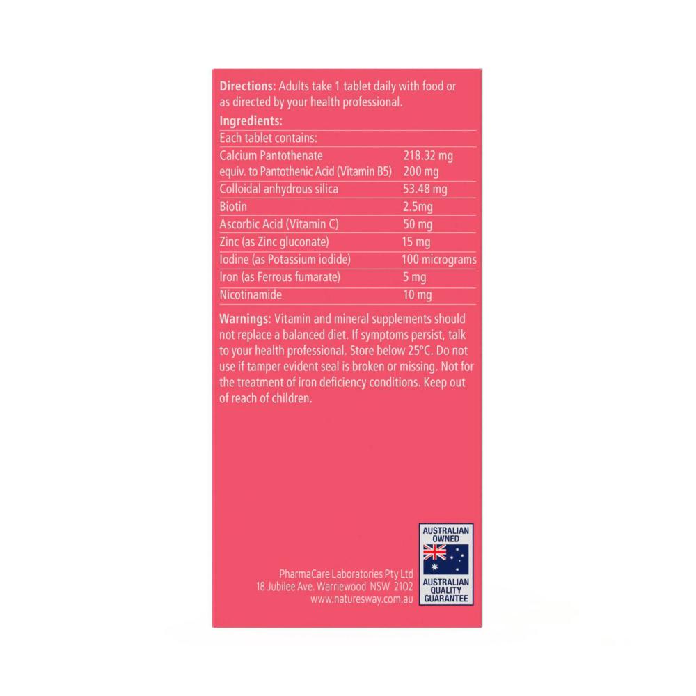 Nature's Way Beauty Hair Scalp Skin & Nails - 100 Pack