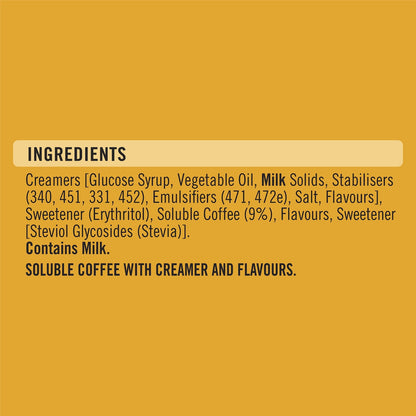 Nescafe 98% Sugar Free Caramel Latte Coffee Sachets 26 Pack