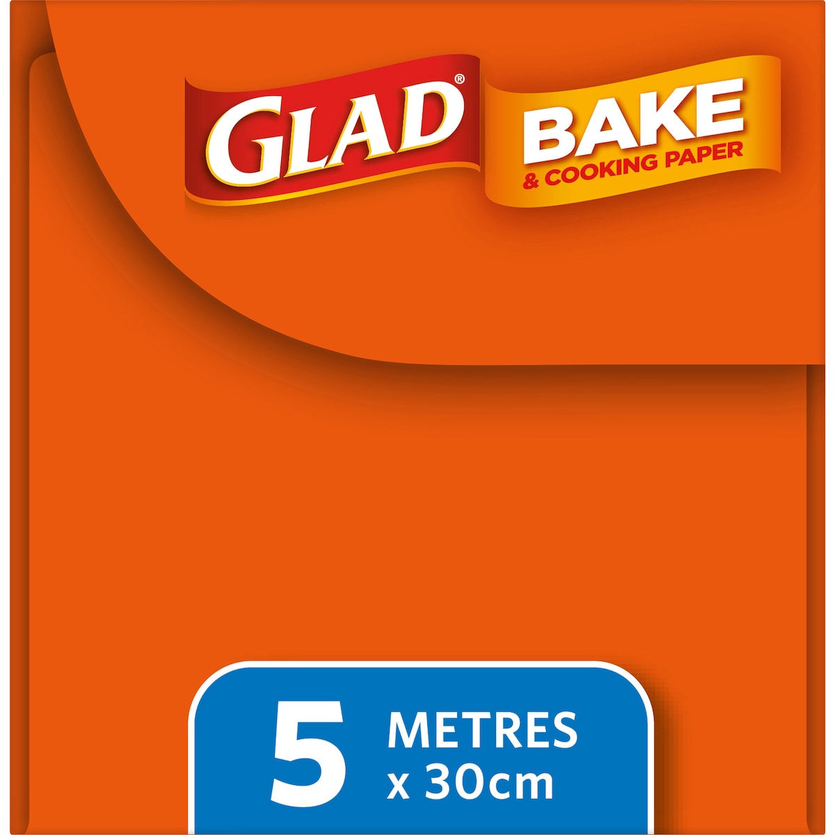 Glad Bake & Cooking Paper 5m Each