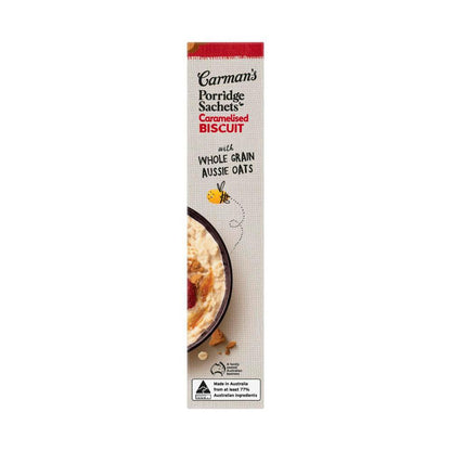 Carman's Protein Porridge Sachets Caramelised Biscuit - 300g