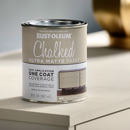 Rust Oleum Oat Latte Ultra Matte Chalked Paint - 887ml