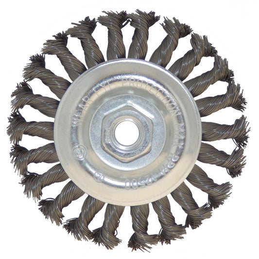 Josco Twistknot Wire Wheel Brush - 125mm