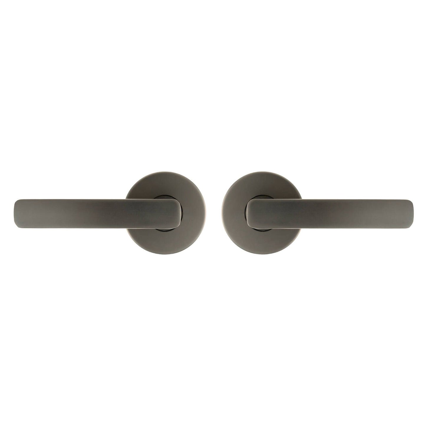 Ikonic Gunmetal San Fran Passage Lever Set