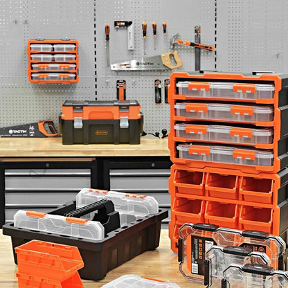 Tactix Waterproof Storage Box - 6 Compartment - Small