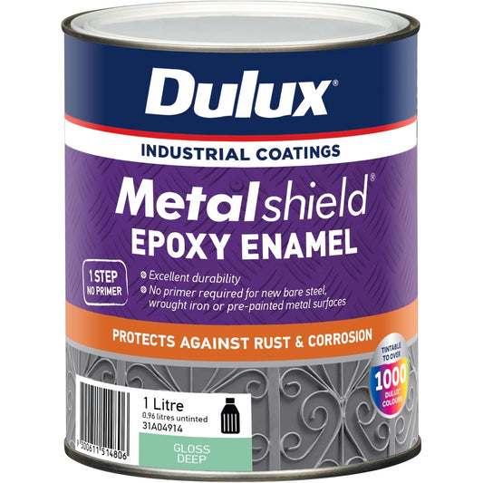 Dulux Metalshield Epoxy Enamel Gloss Paint - 1L - Deep