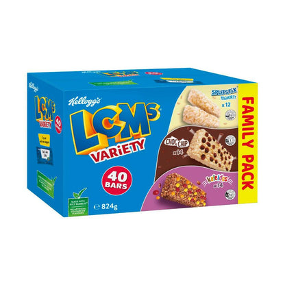 Kellogg's Lcms Variety Pack 40 Pack - 824g