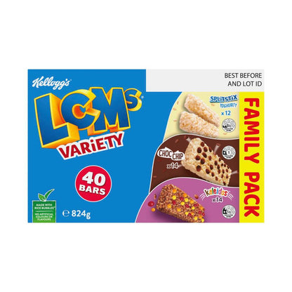 Kellogg's Lcms Variety Pack 40 Pack - 824g