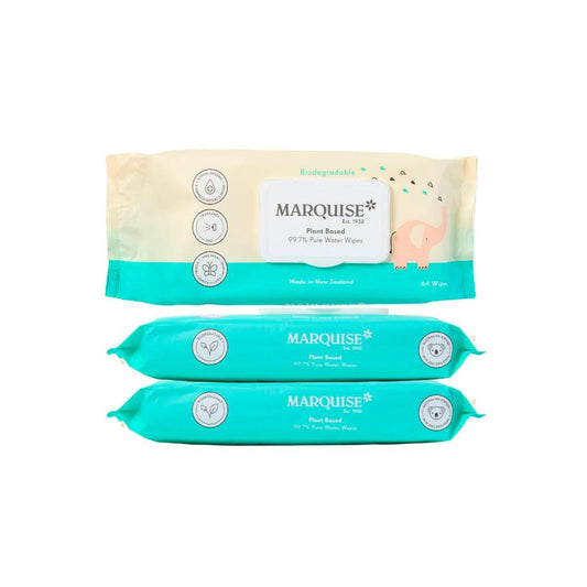 Marquise Pure Water Wipes (3x64) - 192 Pack
