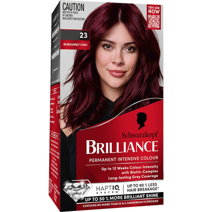 Schwarzkopf Brilliance Permanent Hair Colour Burgundy Chic Each