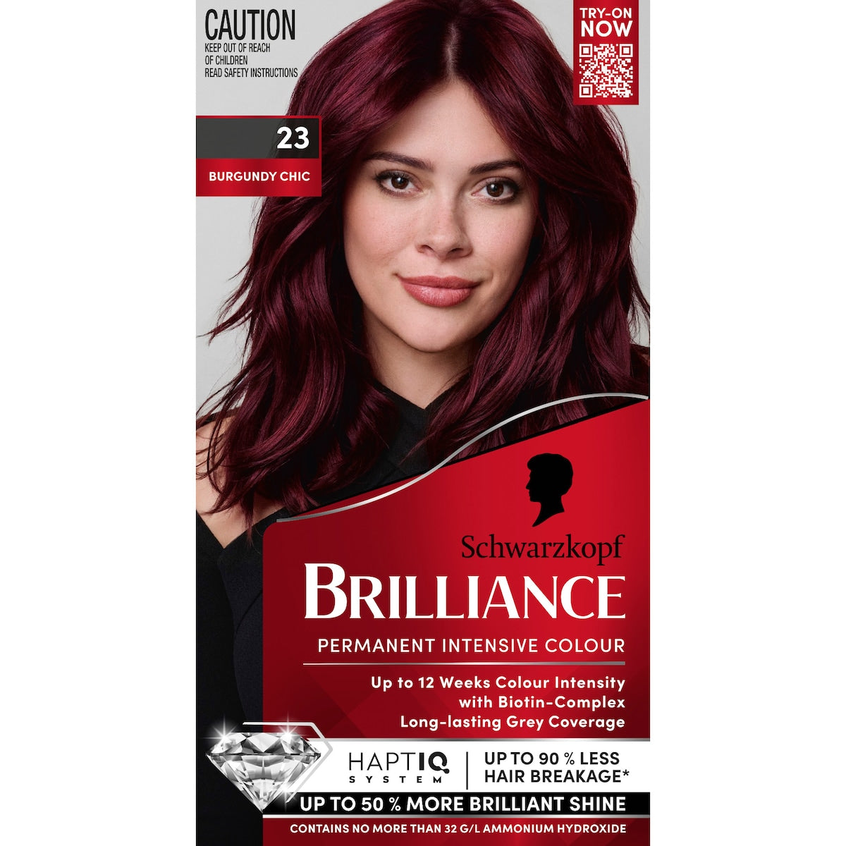 Schwarzkopf Brilliance Permanent Hair Colour Burgundy Chic Each