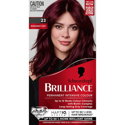 Schwarzkopf Brilliance Permanent Hair Colour Burgundy Chic Each