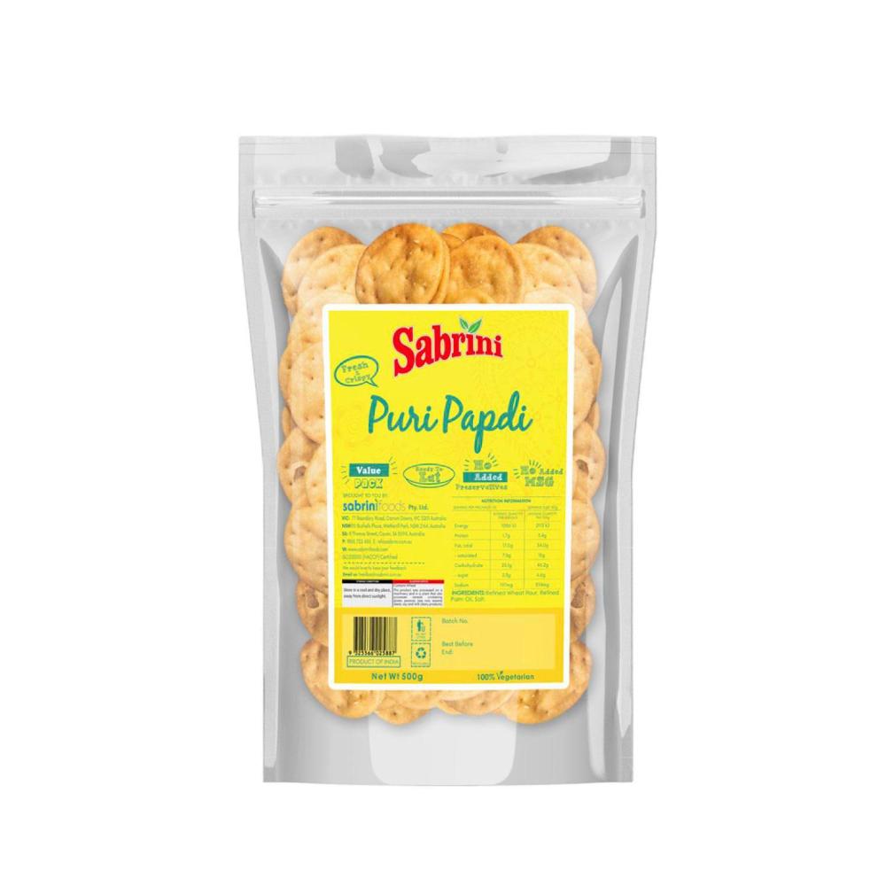 Sabrini Puri Papdi - 500 GRAM