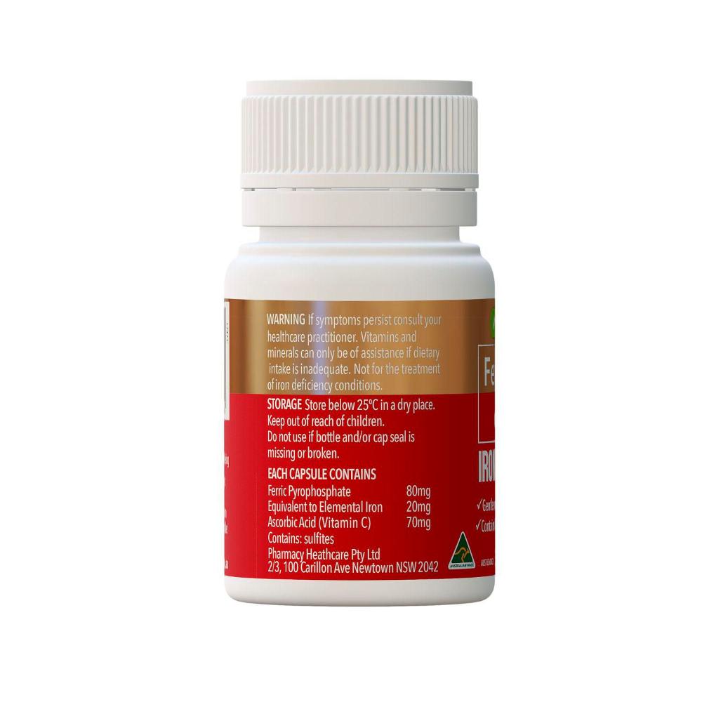 Vitaceuticals Ferrous+ C Iron Chewable Tablets - 30 Pack