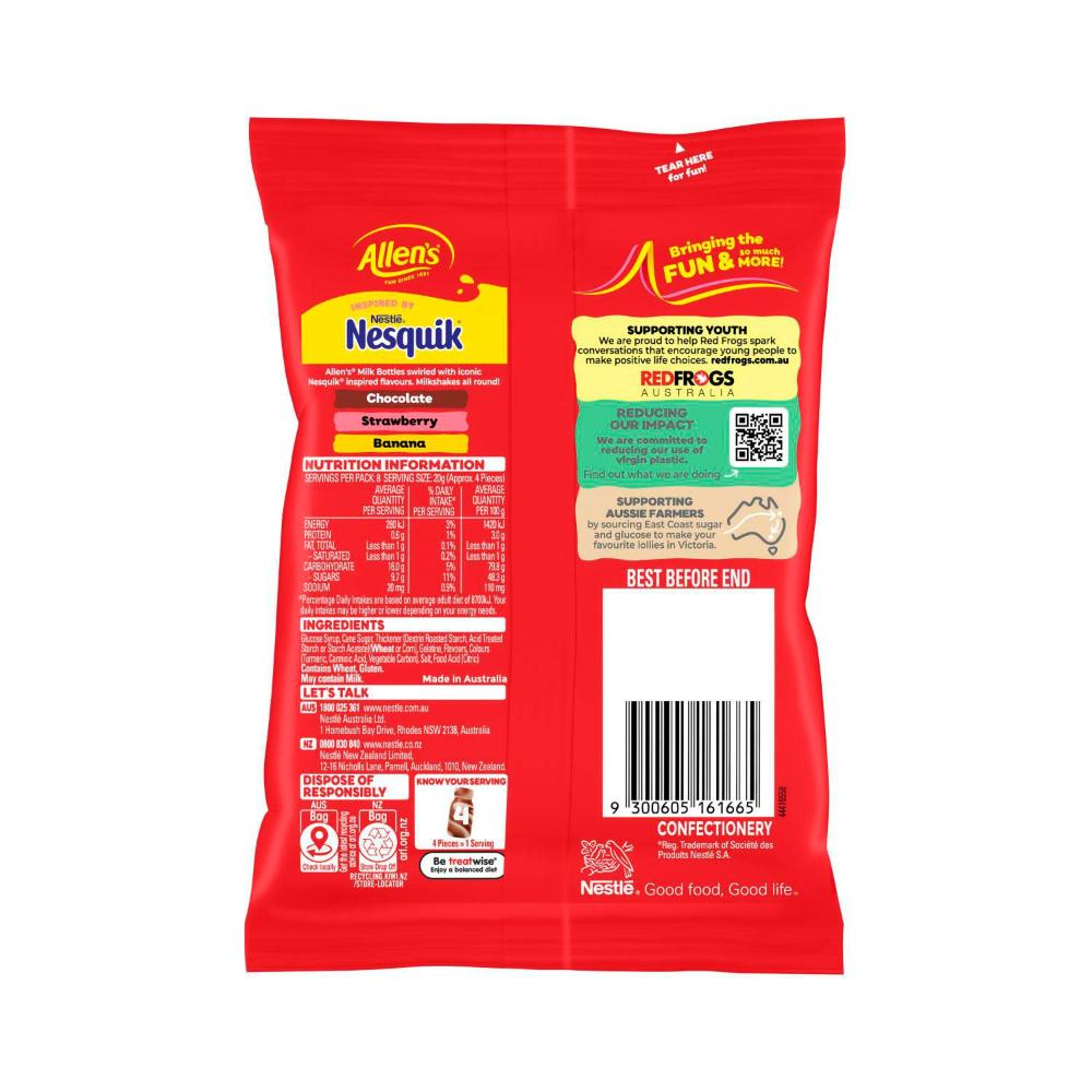 Allen's Nesquik Shakes - 170 GRAM