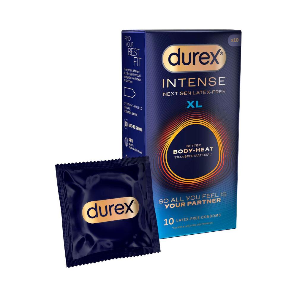 Durex Intense Extra Large Condoms - 10 Pack