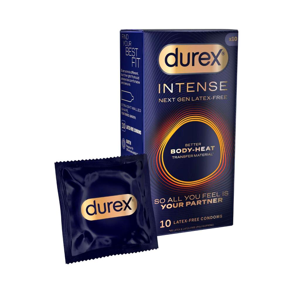 Durex Intense Regular Condoms - 10 Pack