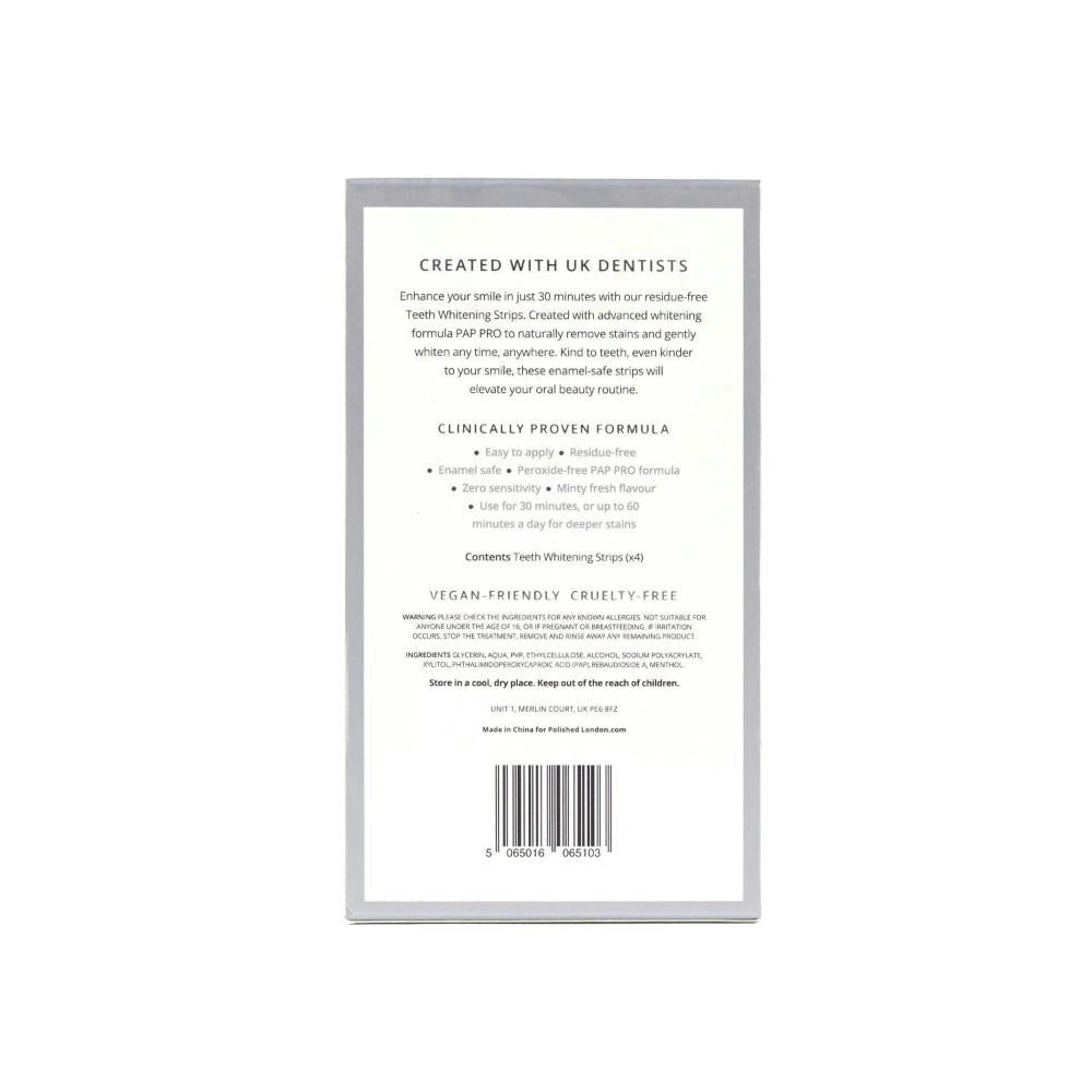 Polished London Teeth Whitening Strips - 4 Pack