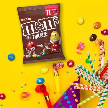 M&ms Milk Chocolate Party Share Bag 11 Pieces 148g