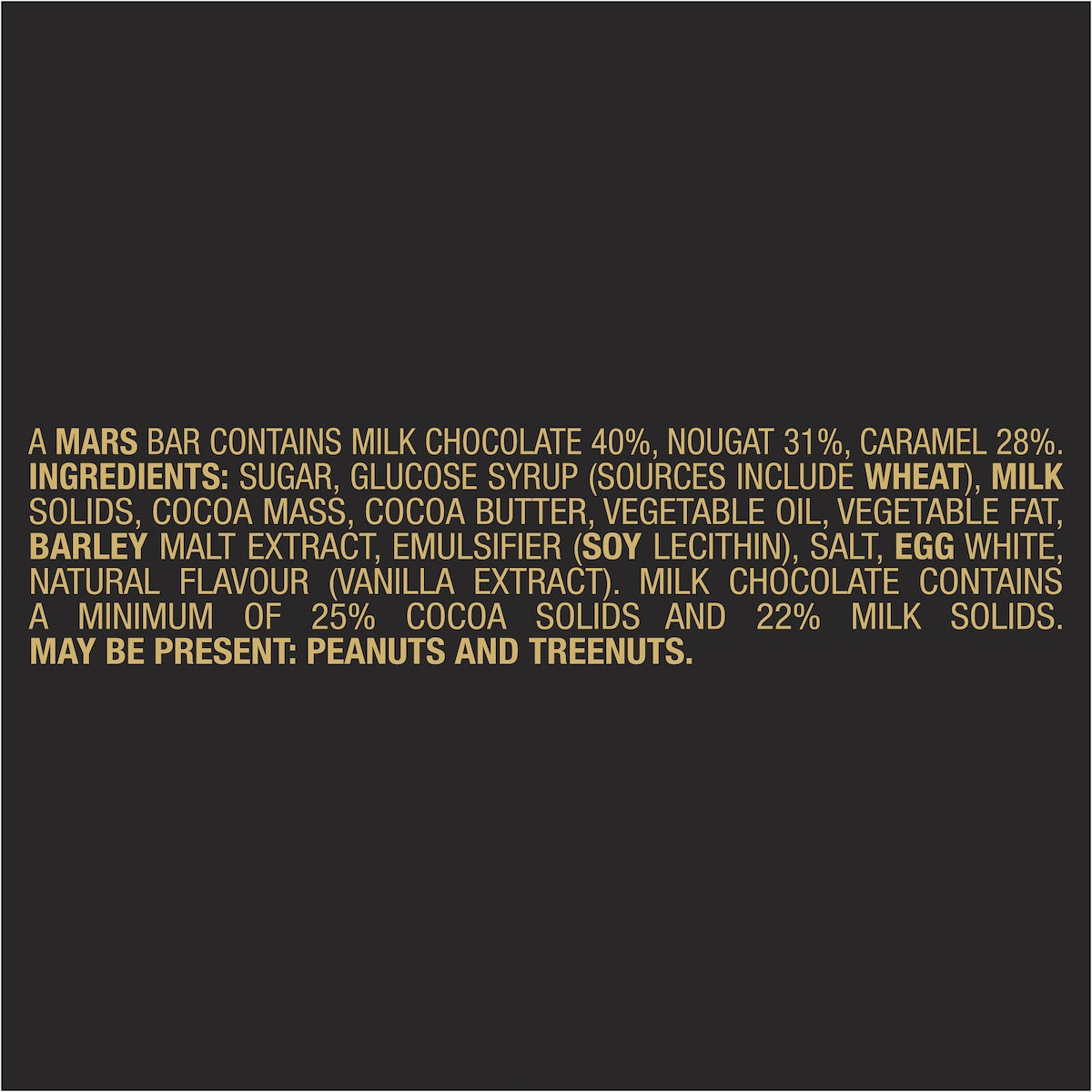 Mars Chocolate Bar With Nougat & Caramel 47g