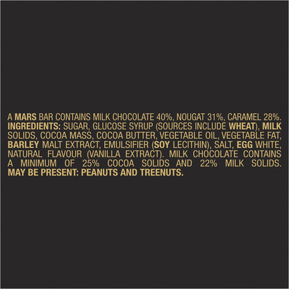 Mars Chocolate Bar With Nougat & Caramel 47g