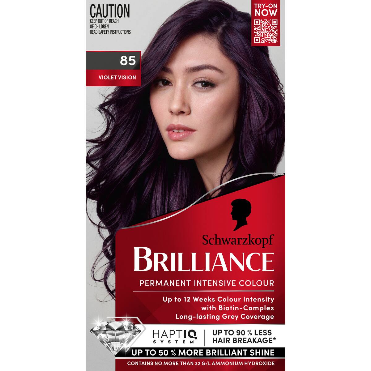 Schwarzkopf Brilliance Permanent Hair Colour Violet Vision Each