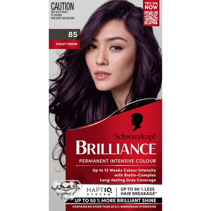 Schwarzkopf Brilliance Permanent Hair Colour Violet Vision Each