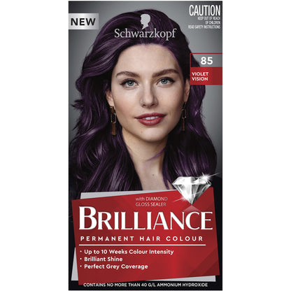 Schwarzkopf Brilliance Permanent Hair Colour Violet Vision Each