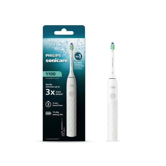Philips Sonicare Electric Toothbrush Series 1100 White - 1 Pack