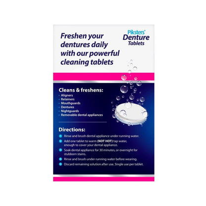Piksters Denture Tablets - 48 Pack