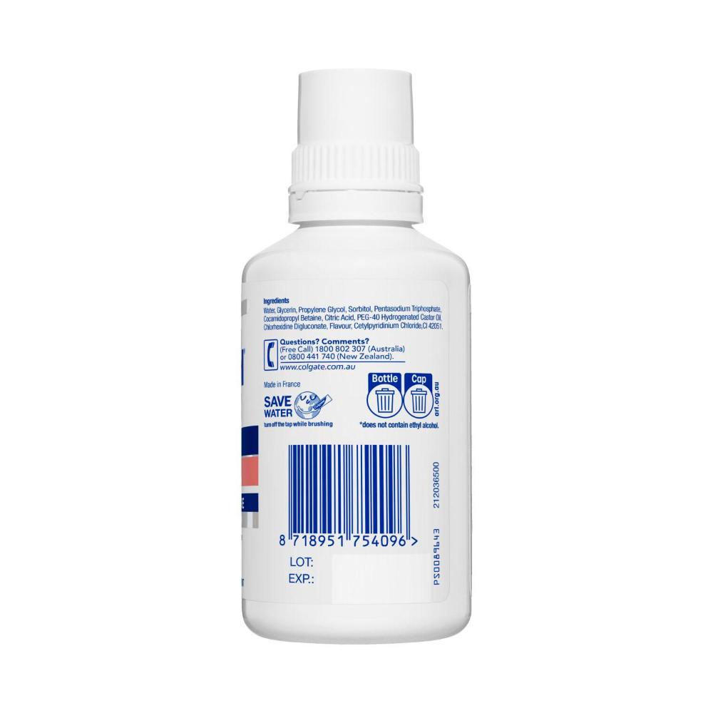 Savacol Alcohol Free Low Stain Original Mint Mouthwash - 300mL