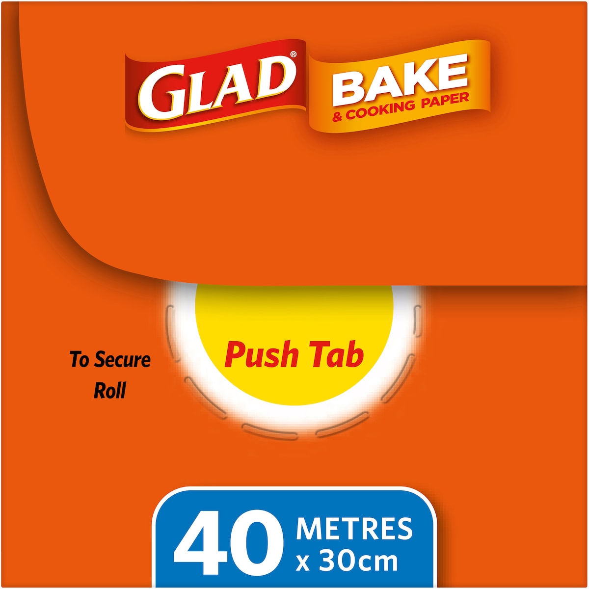 Glad Bake & Cooking Paper 40m Each