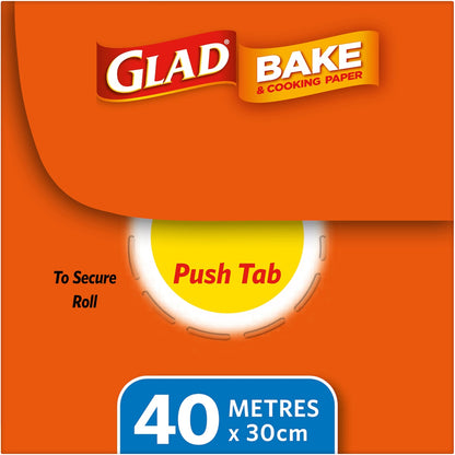 Glad Bake & Cooking Paper 40m Each
