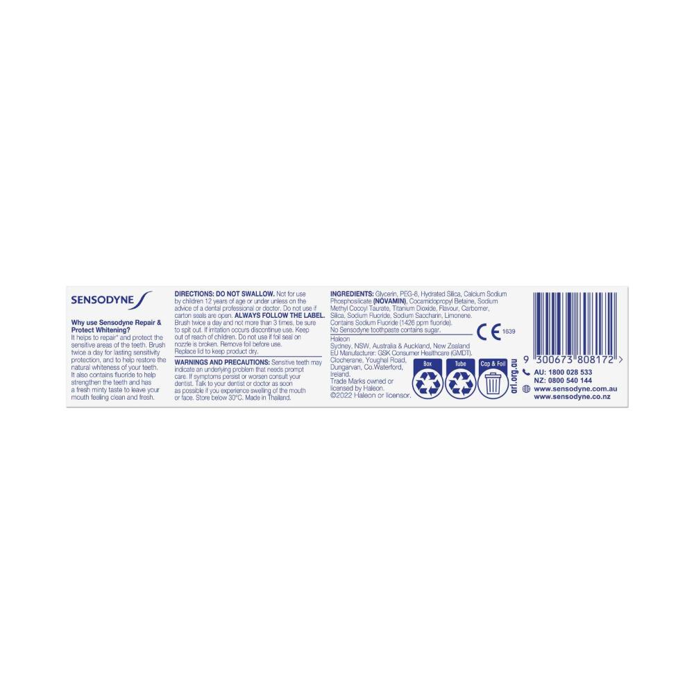Sensodyne Repair & Protect Twin Pack Toothpaste 2x100g - 200g