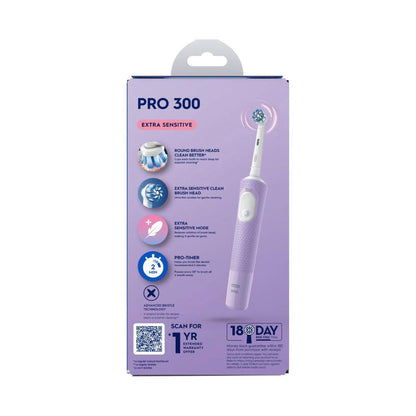 Oral B Vitality Pro D/ C E-toothbrush + Case Lilac - 1 Pack