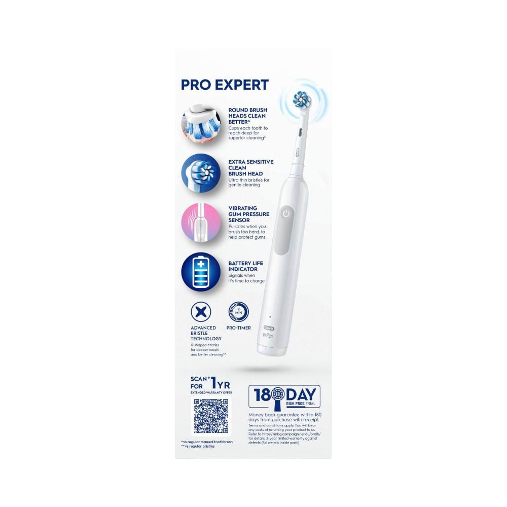 Oral B Pro Expert D/ C E-toothbrush White - 1 Pack