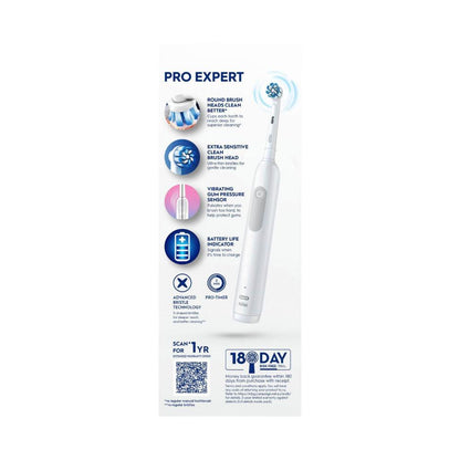Oral B Pro Expert D/ C E-toothbrush White - 1 Pack