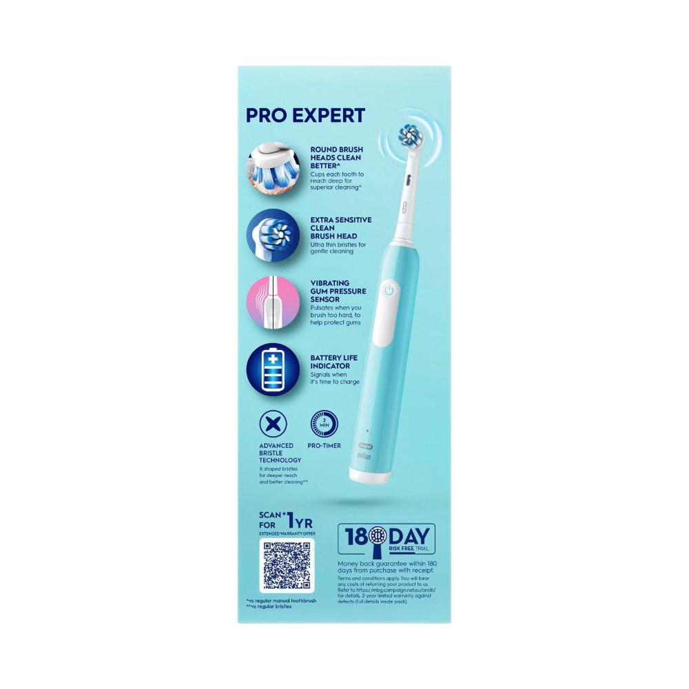 Oral B Pro Expert D/ C E-toothbrush Turquoise - 1 Pack