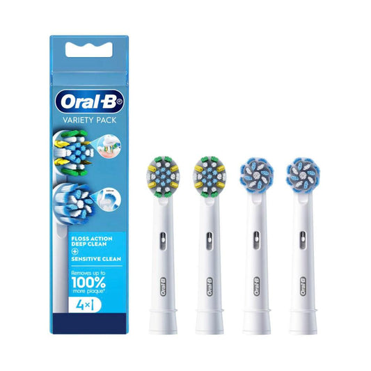 Oral B Variety Pack Refill Brush Heads - 4 Pack